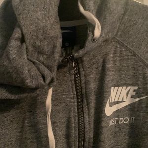NIKE gray jacket size medium